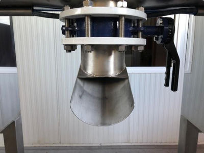 Mezcladora de bandas 500 litros acero inoxidable de válvula manual NUEVO - Foto 2