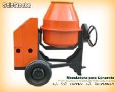 Mezcladora para concreto con motor diesel