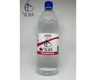 Mi Alwa 1 Litro Pack 6 Botellas Sabor Frambuesa