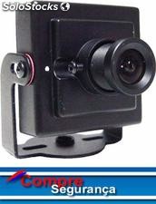 Micro Câmera Monitoramento p&amp;b Sony 400 Tvl 0,1 Lux Zetro