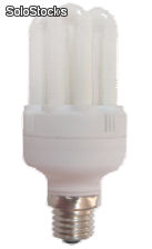 Micro lâmpada de poupança de 6u t2. 15w. e-27. (2700k)