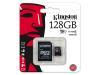 Micro-sd Card 128GB Kingston sdhc uhs-i C10 mit Adapter SDC10G2/128GB - Foto 4