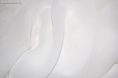 Microfibra chiffon marfim - Foto 4
