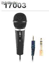 Microfono 3.5mm/6.35mm 2.5m QooPro