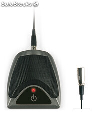 Micrófono de condensador electret boundary con interruptor táctil e indicador