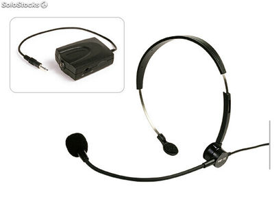 Micrófono de condensador electret con soporte de cabeza FONESTAR HM-12D