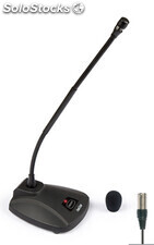 Micrófono de condensador electret de sobremesa FONESTAR FCM-766