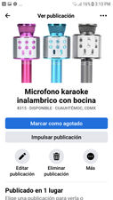 Microfono karaoke con bocina