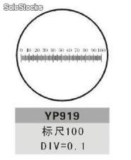 Micrómetro para ocular de 19 mm o 20.4 mm de diámetro.