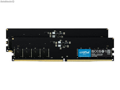 Micron Crucial DDR5 Kit 32GB 2 x 16GB udimm 288-pin CT2K16G56C46U5