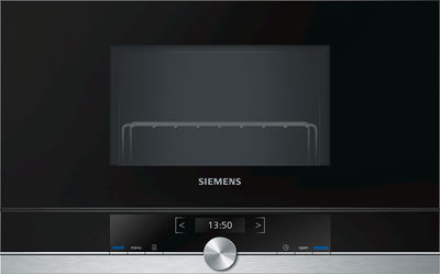 Microondas Integrable Siemens BE634LGS1 Cristal Negro | 60x38cm | Apertura