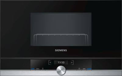 Microondas Integrable Siemens BE634RGS1 Inoxidable Cristal Negro | iQ700 |