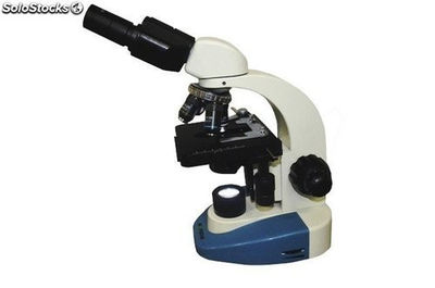 Microscópio binocular 1600 x led acromático bivolt biofocus
