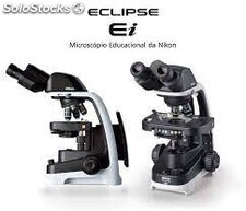 Microscópio binocular marca nikon modelo Ei led bivolt