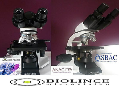 Microscópio Biológico Binocular Led