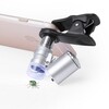 Microscopio para smartphone ajustable a la cámara media