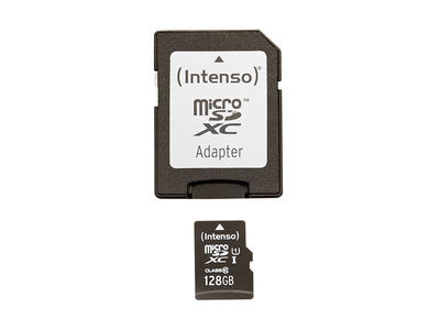 MicroSDXC 128GB Intenso Premium CL10 uhs-i +Adapter Blister