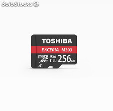 MicroSDXC Toshiba Exceria M303 256GB memory card uhs-i thn-M303R2560E2