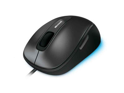 Microsoft Comfort Mouse 4500 Maus USB Optisch 1000 DPI Beidhändig Schwarz