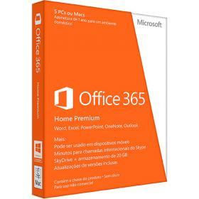Microsoft Office 365 Home Premium - Para Até 5 Computadores (PC ou Mac) e 5
