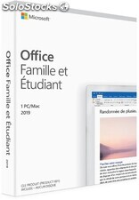 Microsoft Office Famille et Étudiant 2019 pour Windows/MAC - Français