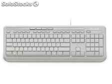 Microsoft Wired Keyboard 600 - de usb Weiß anb-00028