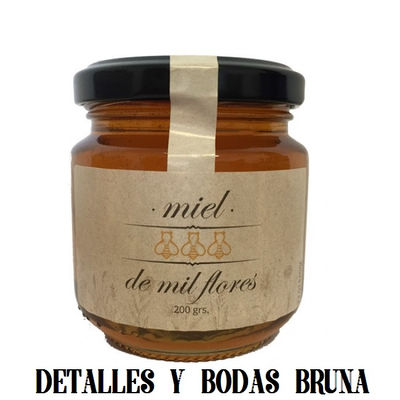 Miel para Boda y Comunion Mil flores 200 gramos