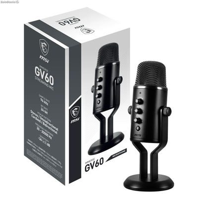 Mikrofon msi per immerse GV60 streaming mic Czarny