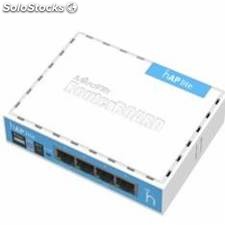 Mikrotik router board rb/9412nd hap lite with 650mhz cpu, 32mb ram, 4xlan,