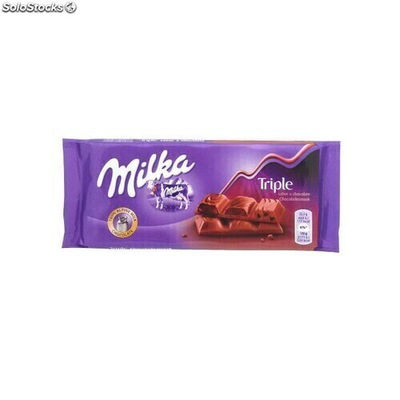 Milka Triple Sabor a Chocolate 90G