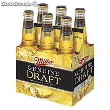 Miller Genuine Draft cerveza