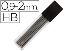 Minas liderpapel grafito rectangulares 2X0.9 mm hb tubo de 12 minas