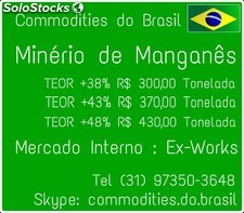 Minério de Manganês, brasil / mercado interno