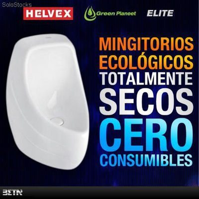 Mingitorio ecológico Helvex - GreenPlanet cero consumibles.