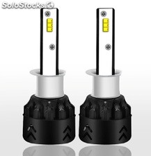 Mini 8 9006 Bombillas LED para faros, kit de conversión todo en uno, luz de cruc