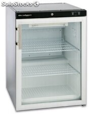 Mini armario refrigeración 185 litros puerta cristal inox