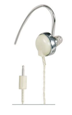 Mini auricular mono miniatura con soporte FONESTAR 3347