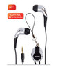 Mini auriculares estéreo Hi-Fi con colgador para reproductores MP3 FONESTAR