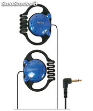 Mini auriculares estéreo Hi-Fi con soportes flexibles ajustables FONESTAR FA-250