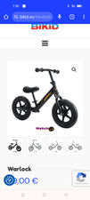 Mini bicicleta infantil de 1.5a 3 años