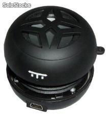 Mini Caixa De Som Mobile Speaker Recarregavel Ipod Mp3 Mp4/ hamburger Caixa Som - Foto 2