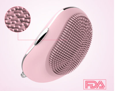 Mini cepillo de limpieza facial sónico batería incorporada FDA top venta Amazon - Foto 2