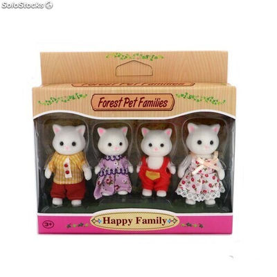 Mini Figuras Familia de Gatos - Foto 2