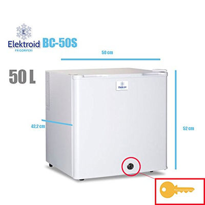 Mini frigo minifrigo elektroid 50L 50 litri con serratura chiavi - Foto 2