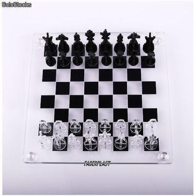 Mini jogo de xadrez plexiglass - Foto 2