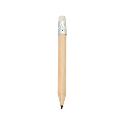 Mini lápiz de madera de acabado natural. - Foto 4