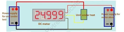 Mini medidor DC de corriente digital panel LED alta precisión 0.1mA 5 bits - Foto 3