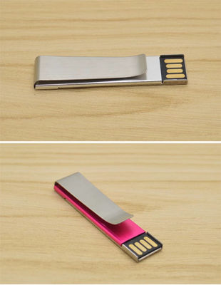Mini memoria USB clip marcador con impresión logotipo usb flash drive por mayor - Foto 5