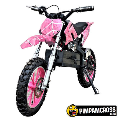 Mini moto cross eléctrica KXD 701 1000w - Sin Montar, Rosa