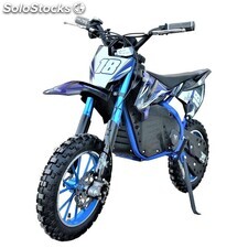 Mini Moto Cross Eléctrica MR racing 1000w - Sin Montar, Azul